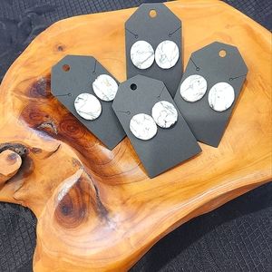 Handmade Marble-Look Clay earrings